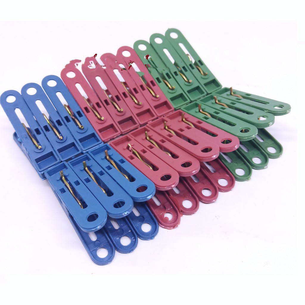 JEPIT JEMURAN BAJU PER PACK ISI 20 PCS/ JEPIT JEMURAN EKONOMIS/ JEPIT BAJU/ JEPITAN BAJU WARNA