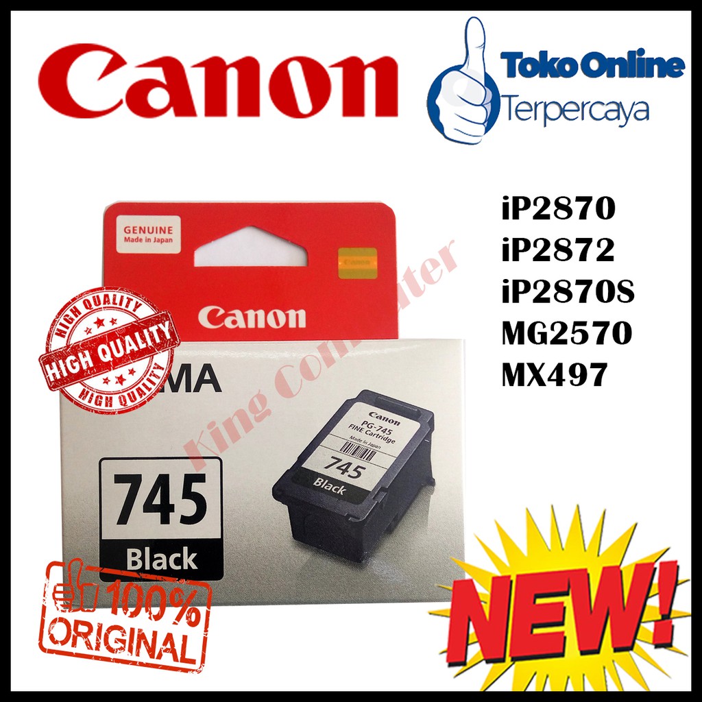 TINTA CANON PG 745 BLACK ORIGINAL