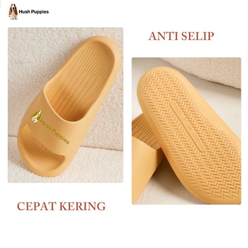 Sandal Hush Puppies Wanita Sendal Pasangan Rumah Tangga Non-Slip Kamar Mandi Mandi Sandal Dan Sandal Musim Panas SIZE 36-40