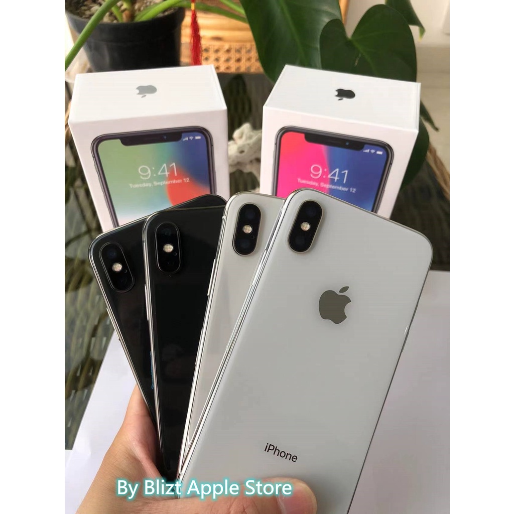 iPhone X 64GB All Sim Silent Fullset Original Second Mulus100% 3utools  All Green (Garansi 1 Tahun)