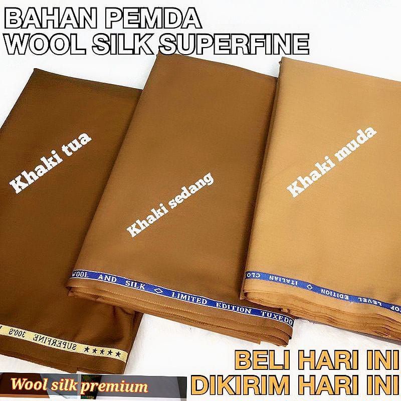 bahan kain dinas setelan baju Pemda,wool premium bahan pemda