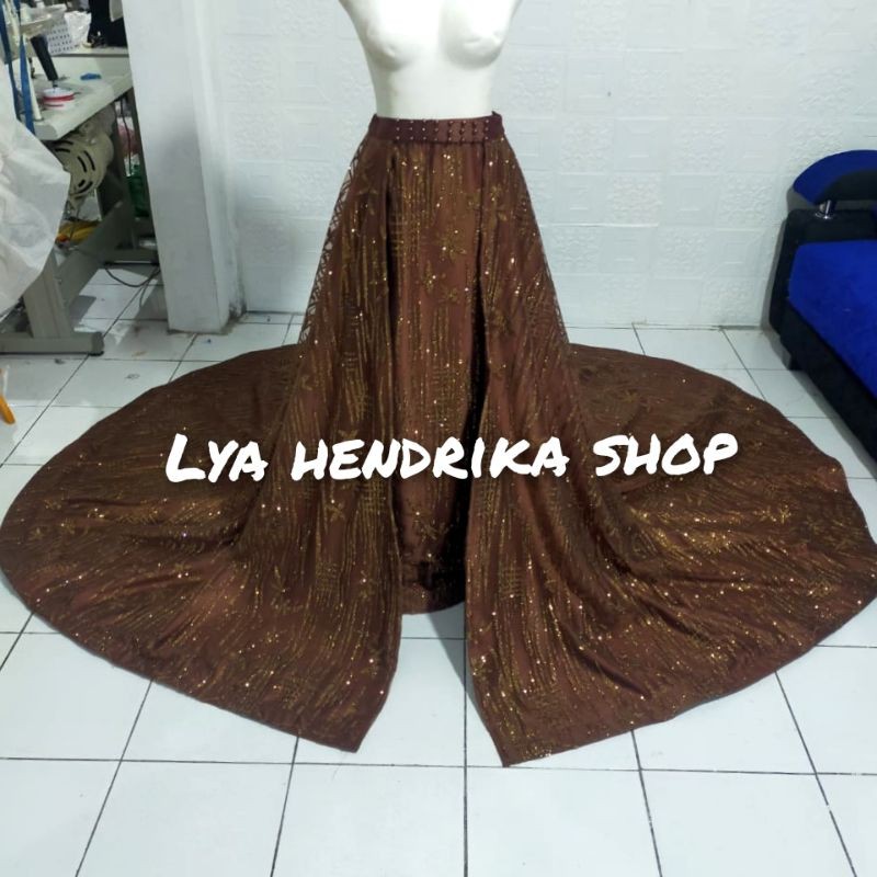 Rok pengantin duyung+ekor candy