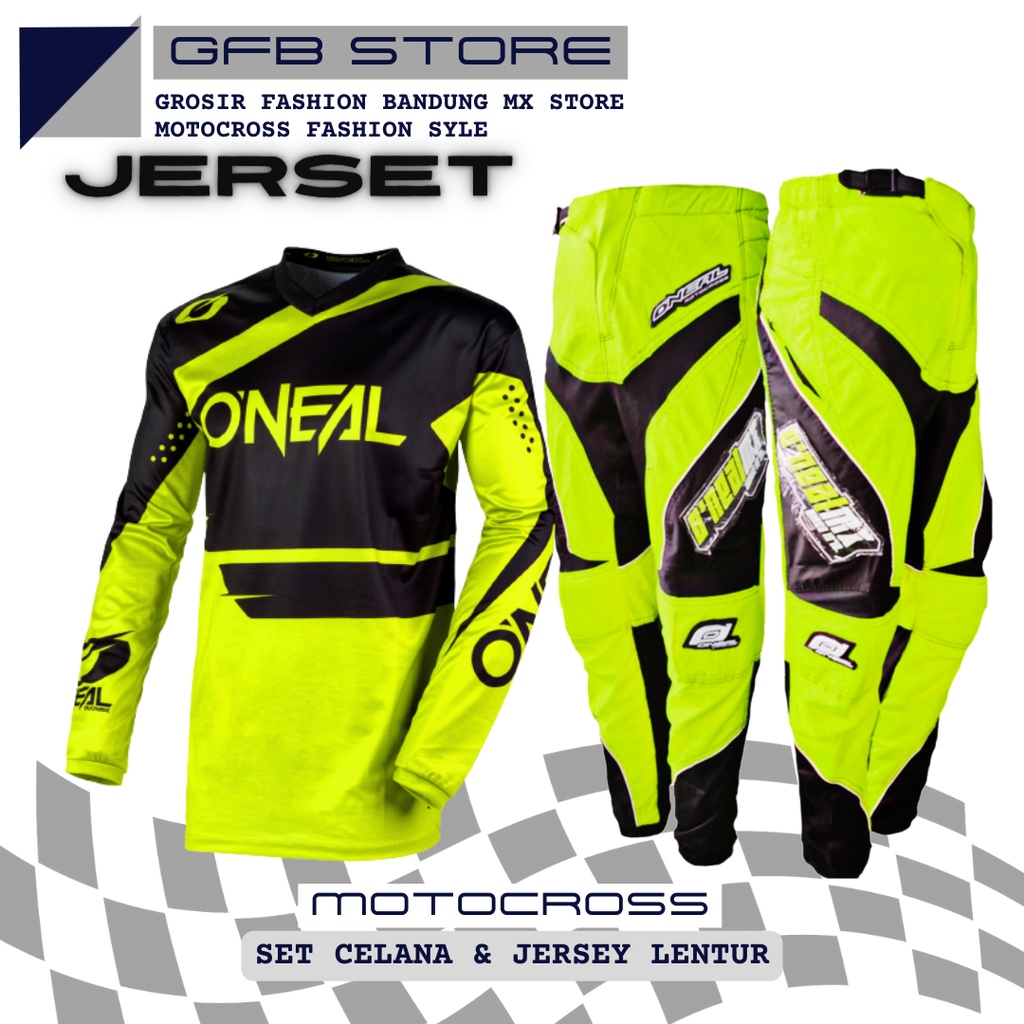 Jersey set pants motocross trail