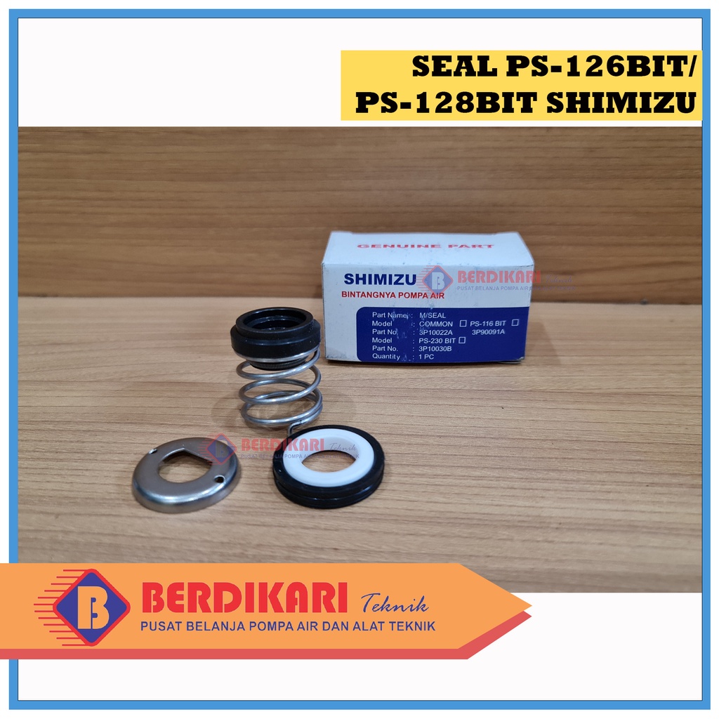 Mechanical seal pompa air PS 126 128 130 135 ORIGINAL ASLI SHIMIZU