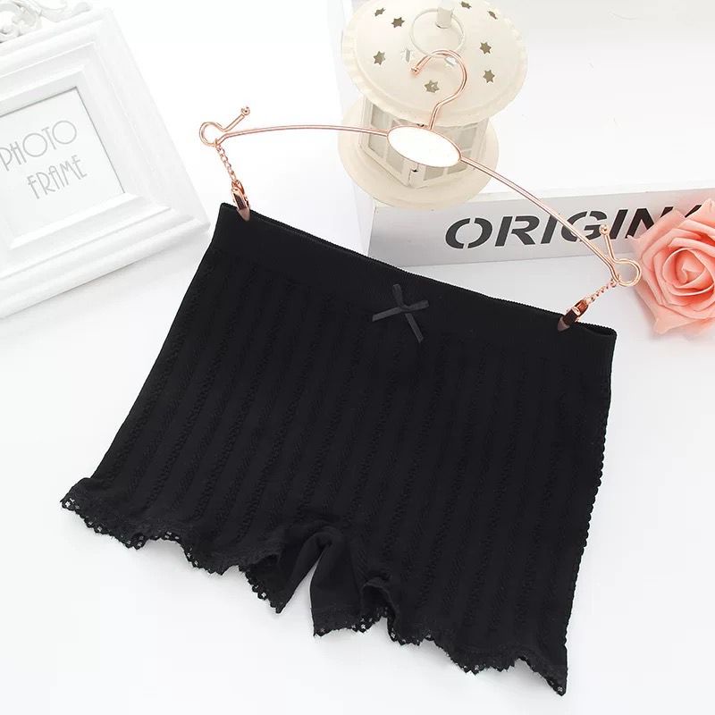 [ LINGERIE MASTER ] - (C-10) Celana Dalam Wanita / Short Fashion / Celana Pendek / Celana Boxer / Underwear Seamless-C-10 Hitam