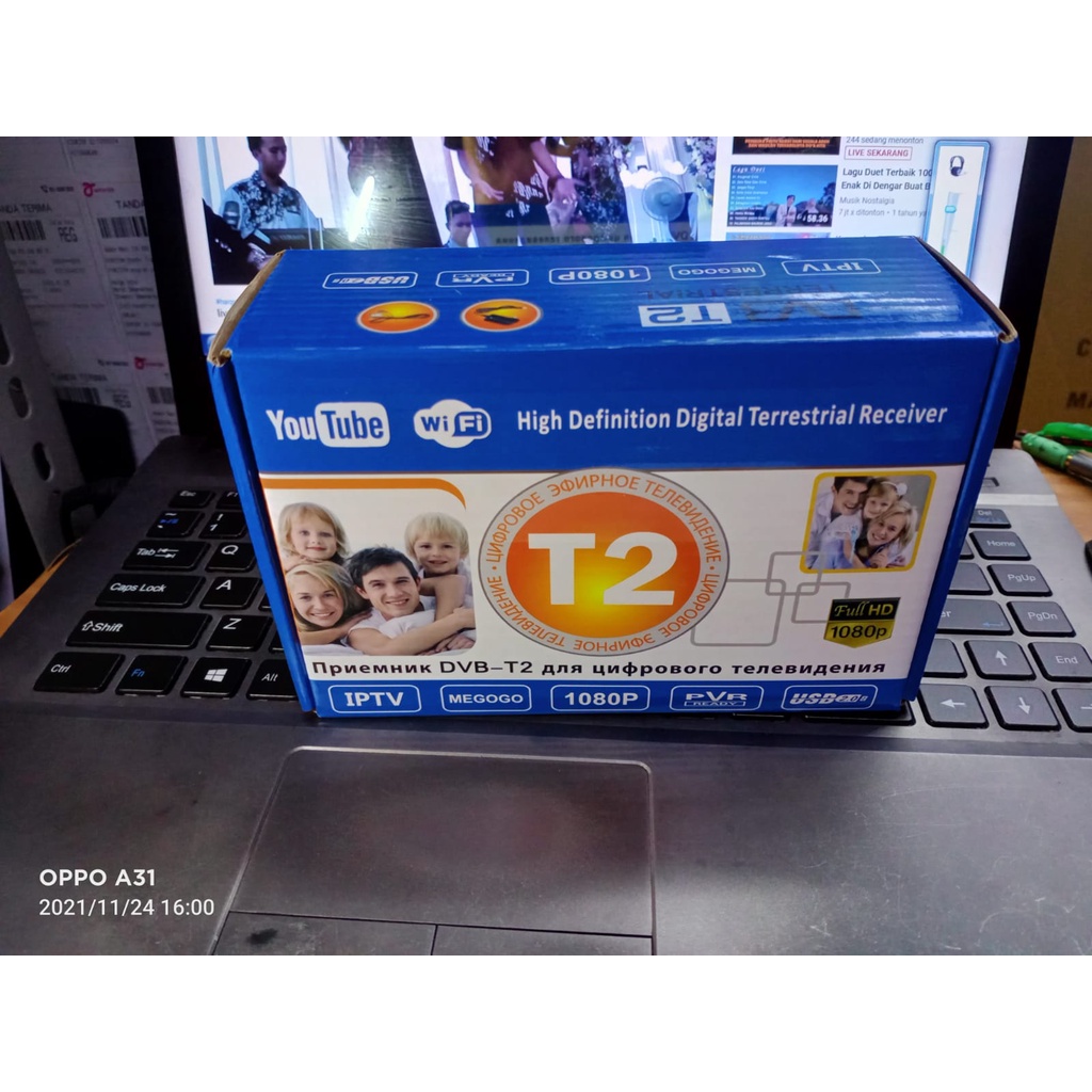 Digital Set Top Box HD / STB Siaran DVB T2 Receiver