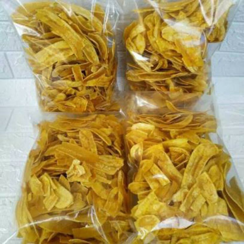 

KERIPIK PISANG ASIN / PISANG CARAMEL / PISANG COKLAT 250 GRAM