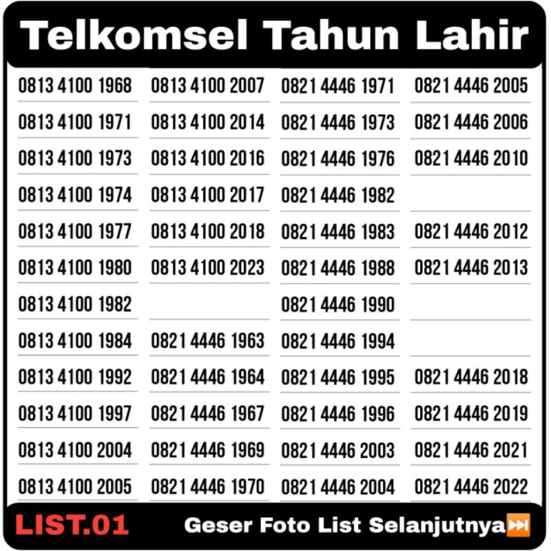 NOMOR CANTIK SIMPATI SERI TAHUN,KARTU PERDANA SIMPATI SERI TAHUN MURAH