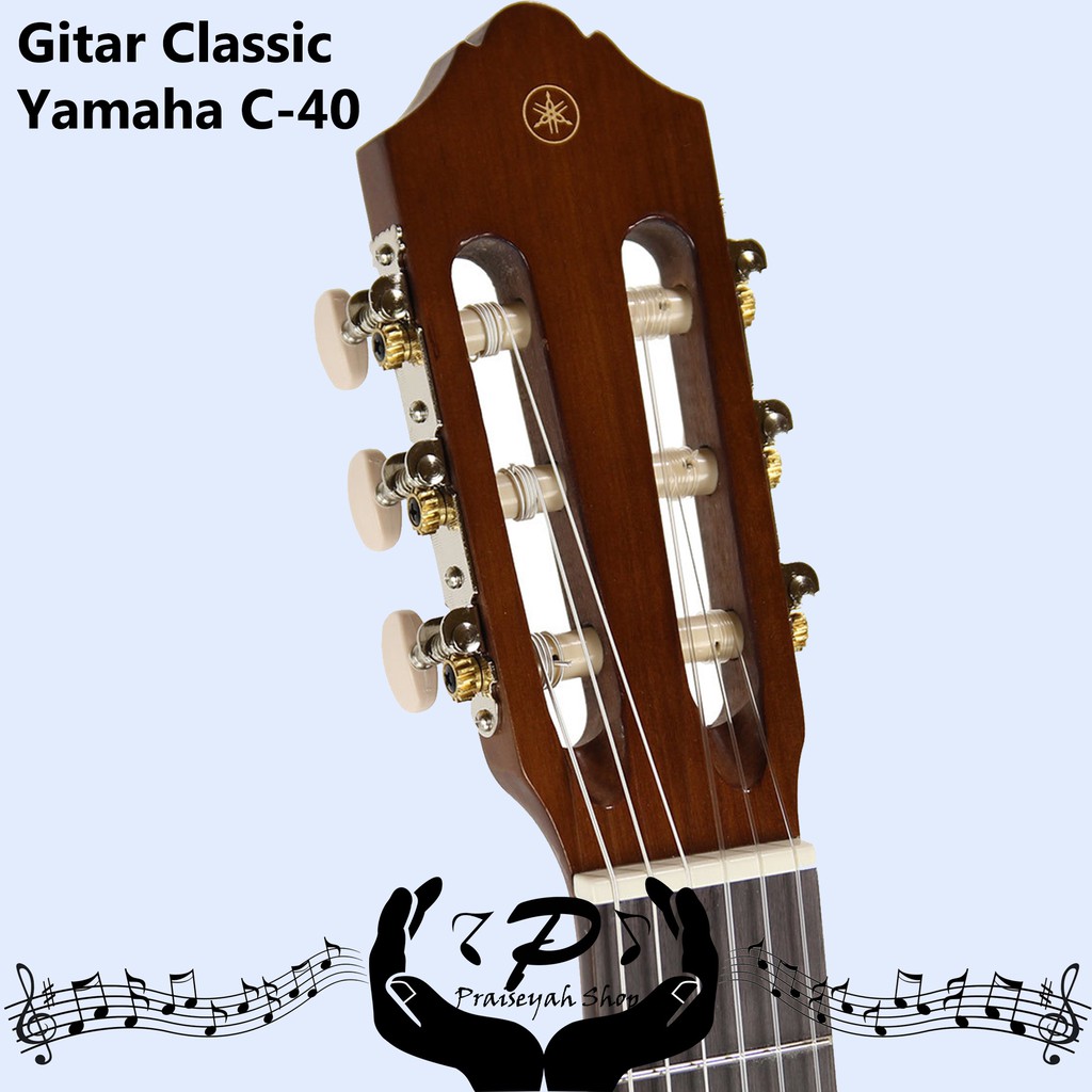 Gitar Klasik Yamaha C-40 Original Classic Guitar C40 C 40 Nylon