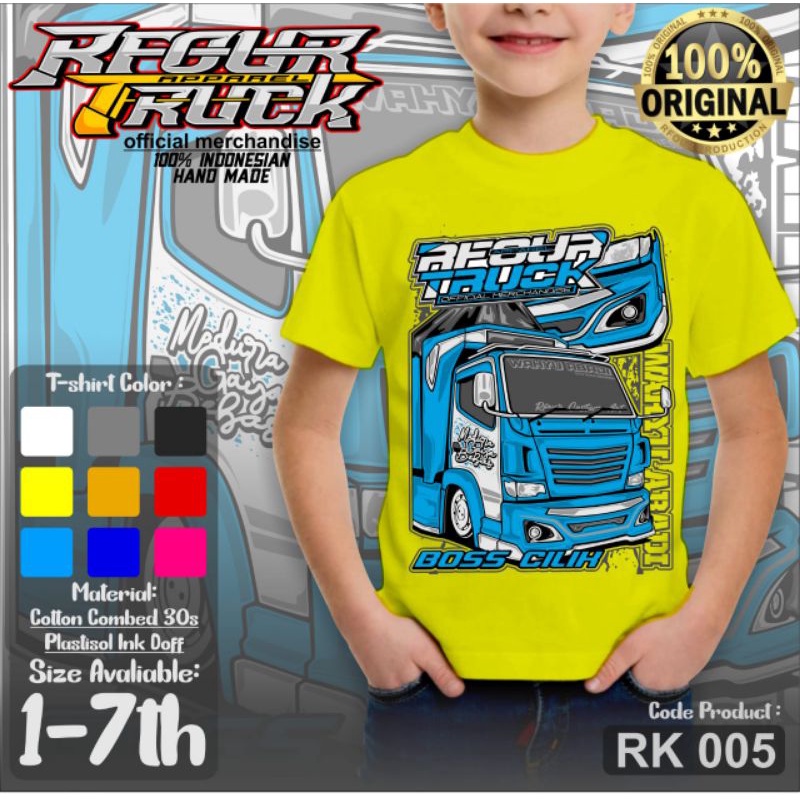 BAJU KAOS  DISTRO ANAK LAKI LAKI // KAOS ANAK DISTRO // KAOS DISTRO ANAK // KAOS ANAK GAMBAR TRUCK