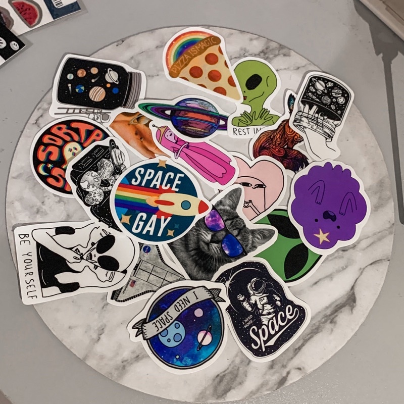 

SPACE tumblr sticker pack A5 // Sticker Laptop,hp dll