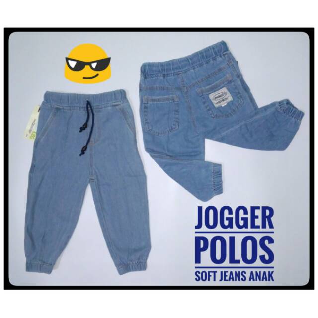  Celana  Joger Polos Soft Jeans  Anak  Shopee Indonesia