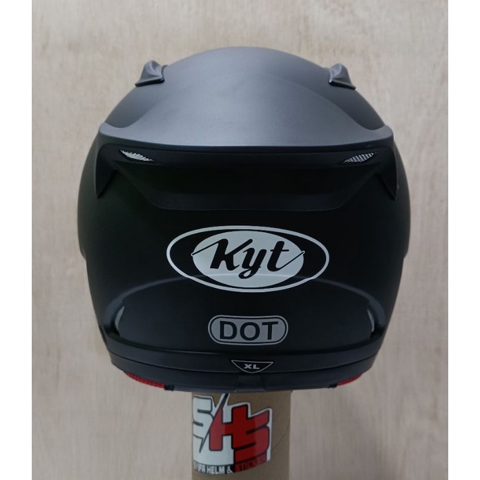 HELM KYT RC SEVEN SOLID/POLOS HITAM DOFF