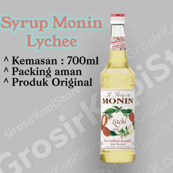 

syrup lychee monin 700ml