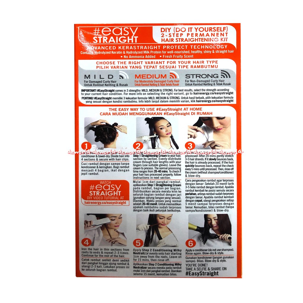 Makarizo Hair Energy New Easy Straight Strong Cat Rambut