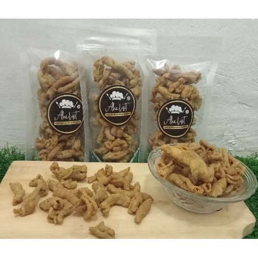 

kripik usus ayam 60g//usus ayam krispi//renyah gurih murah