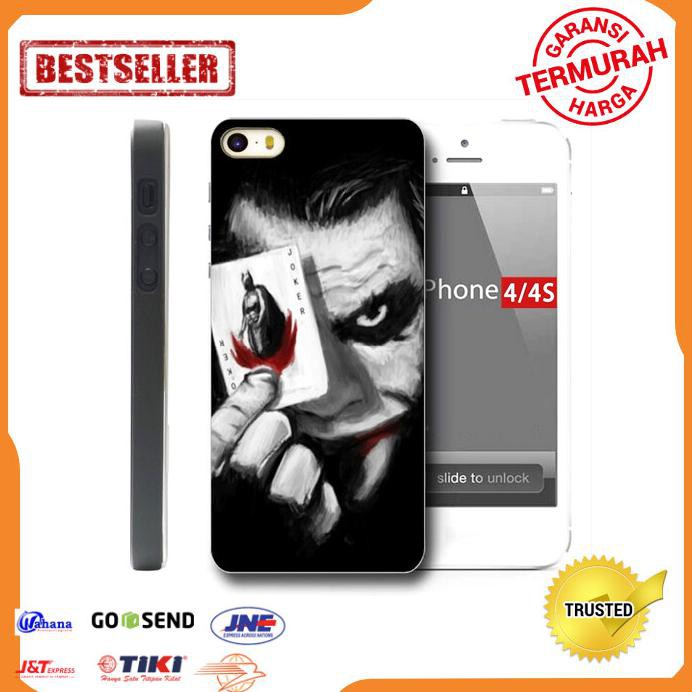 CASE HP IPHONE 4 4S HARDCASE JOKER PRINT