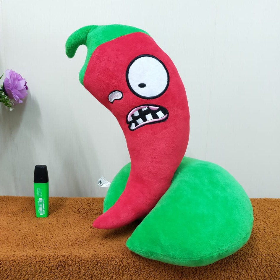 Boneka Plants vs Zombie Cabe 35cm/boneka Jalapeno/Boneka Plants Jumbo