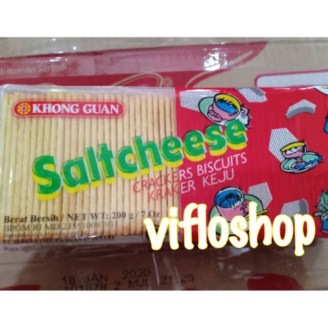 

Khong Guan Saltcheese Crackers Keju (200 gram)