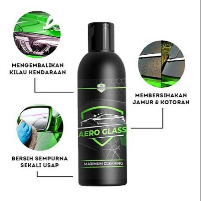 AERO GLASS - (Bayar COD) PREMIUM Pengkilap Mobil dan Pembasmi Jamur Mobil