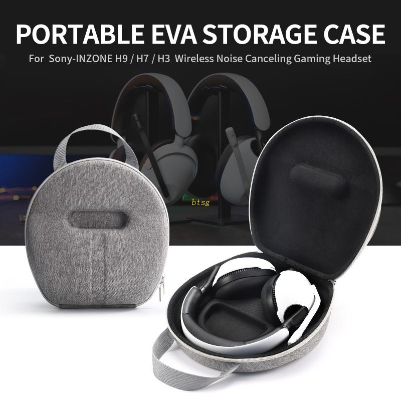 Btsg Tas Penyimpanan Headset Gaming INZONE H9 / H7 / H3 Dengan Handle Untuk Travel