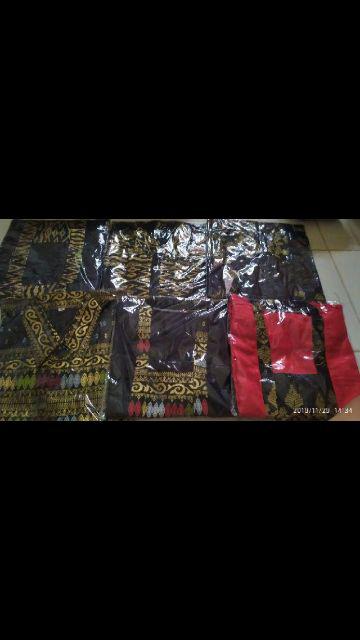 Setelan Kebaya Modern Rok Span Pendek Anjani Gold Gb
