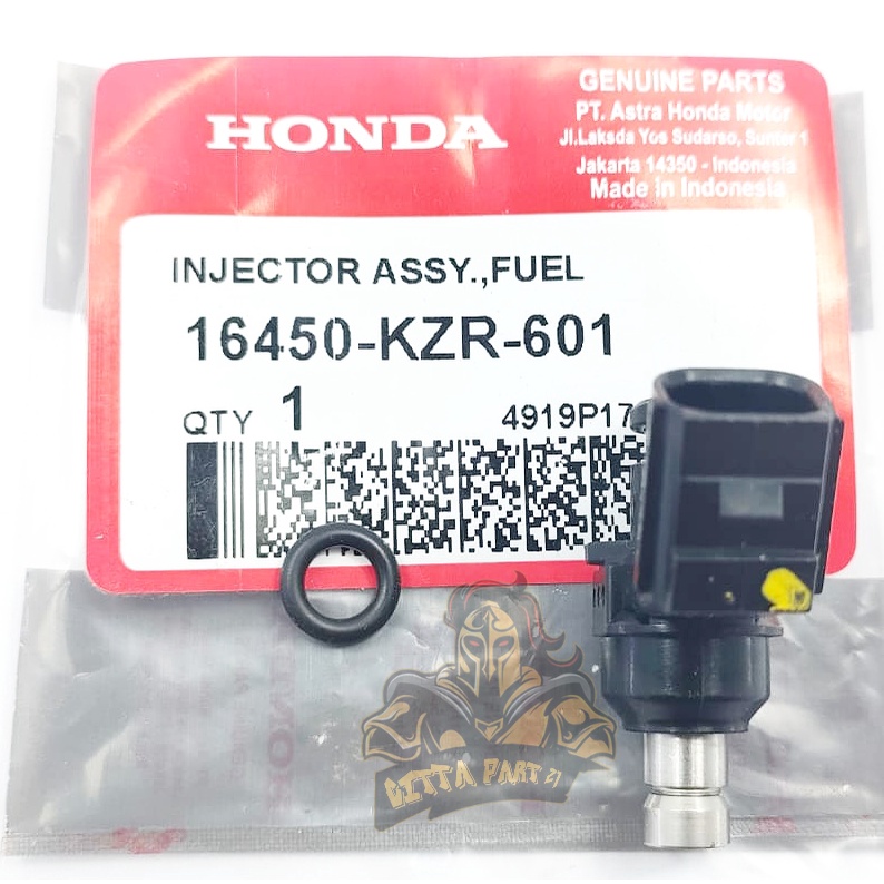 INJEKTOR ASLI HONDA AHM KZR TANPA SAMBUNGAN KUALITAS ASLI ORIGINAL HONDA AHM VARIO 125 VARIO 125 LED VARIO 150 LED