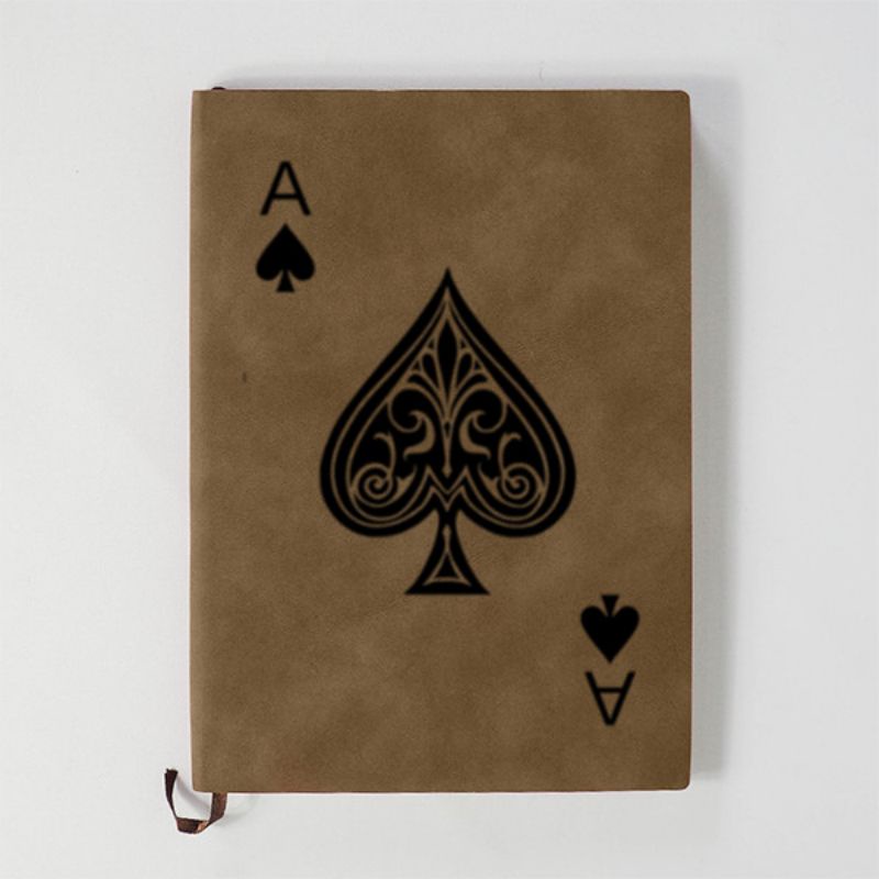 

Notebook Spades Retro Kulit A5 Custom