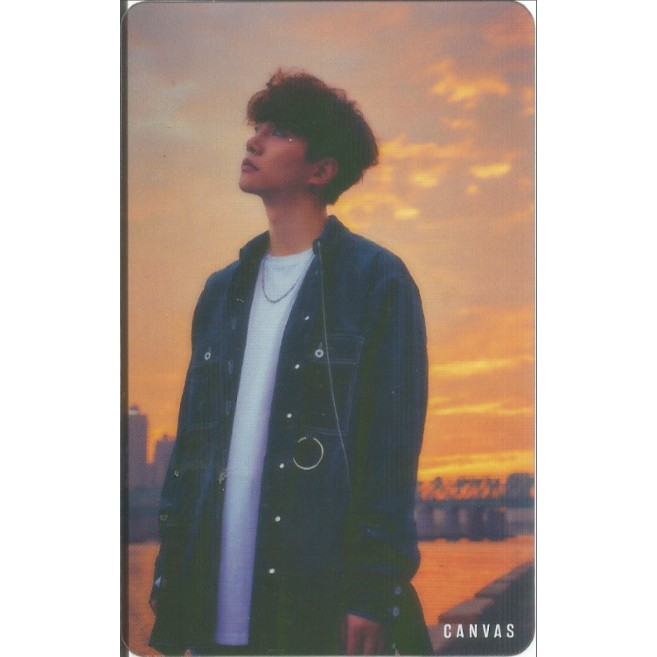 JUNHO Of 2PM CANVAS album transparant photocard