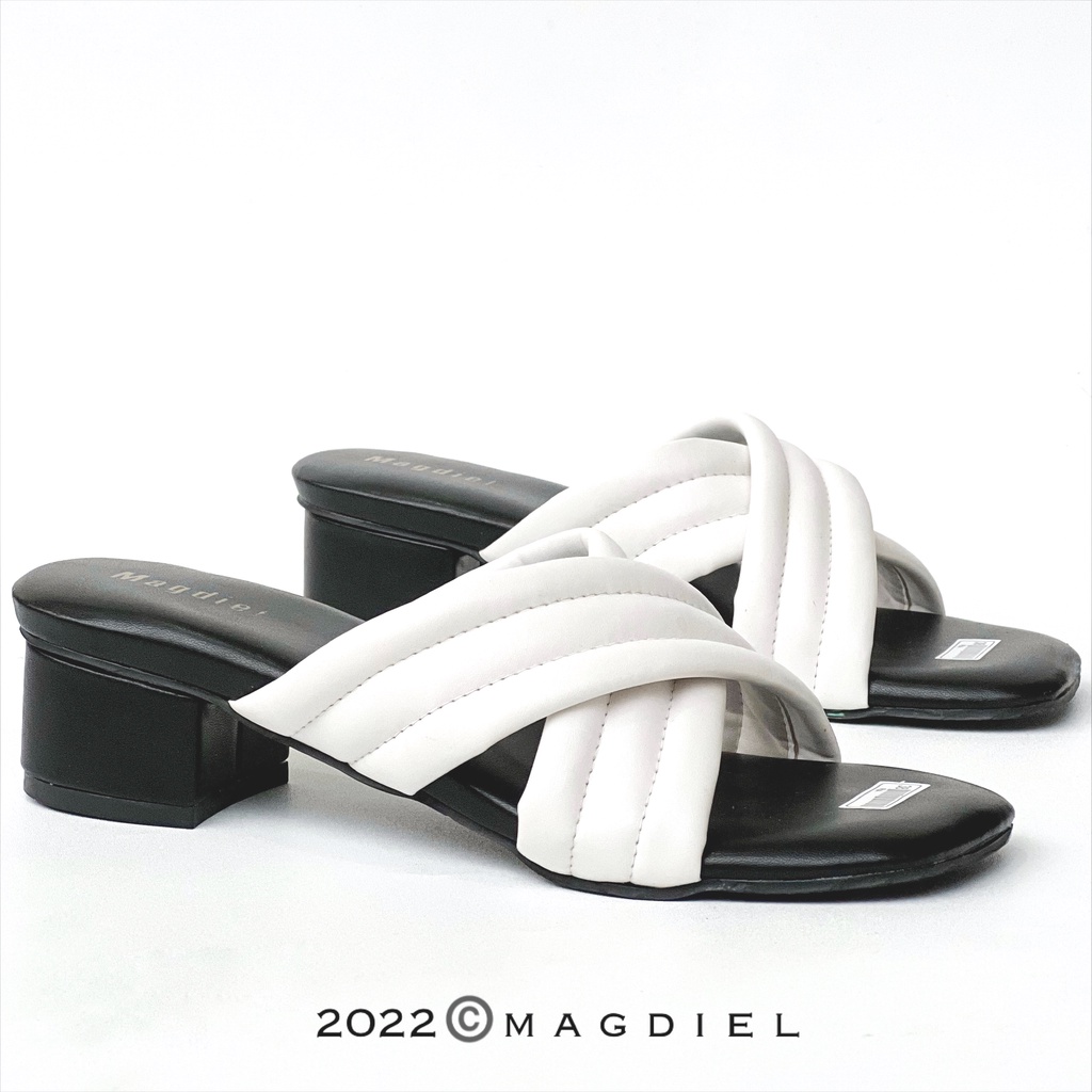 Magdiel - Selen Heels Wanita / Sandal Hak Tahu Puffy 4 cm