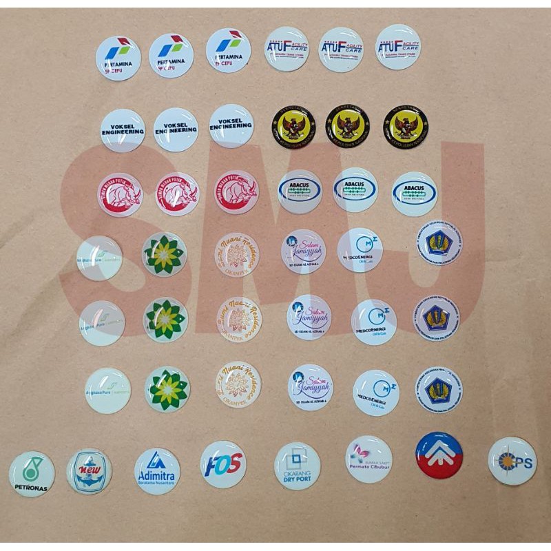 

yoyo logo id card coating diameter 2cm MiNiMAL 30pcs
