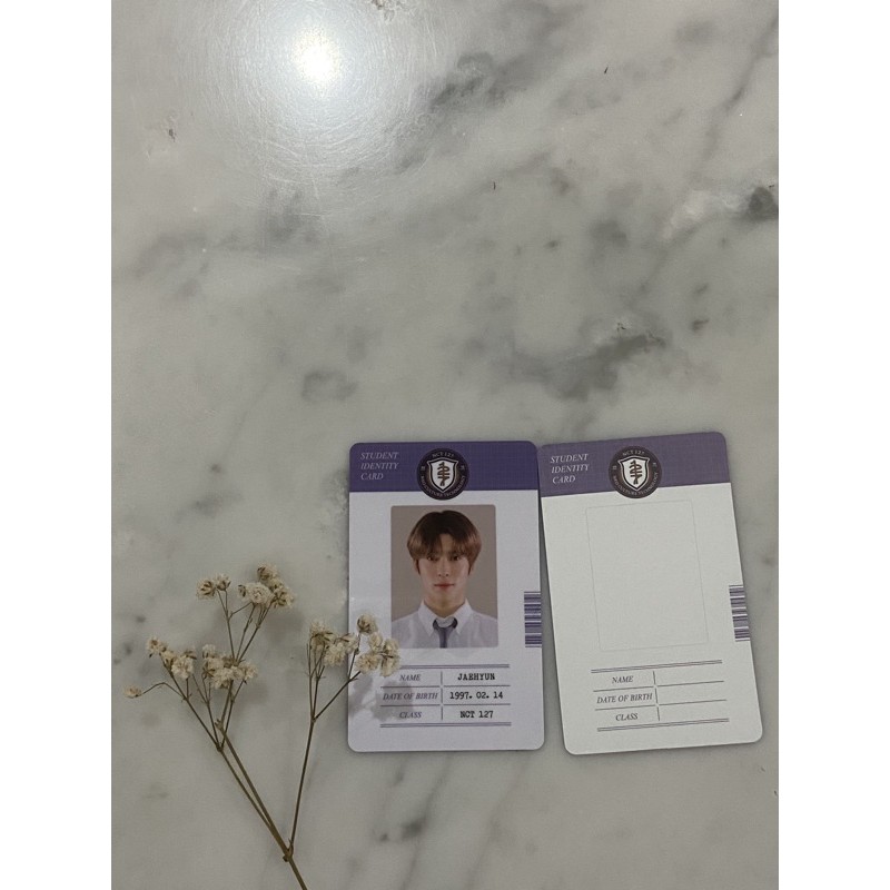 ID Card Jaehyun Back To School B2S