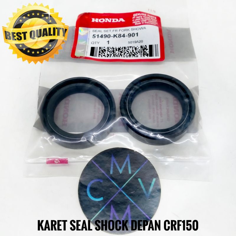 KARET SEAL SHOCK DEPAN CRF 150 / sil skok oli CRF 150