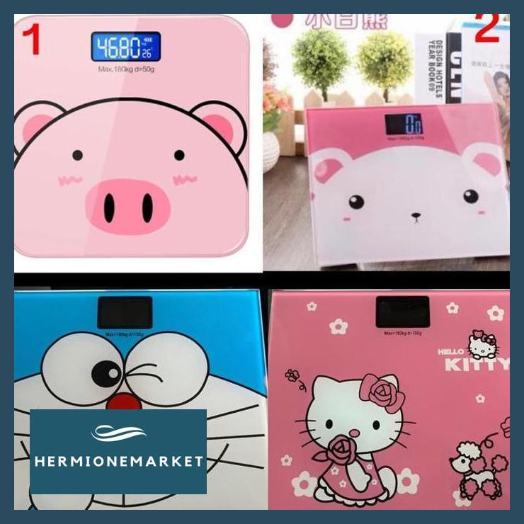 Timbangan Badan Digital Desain Kartun 180Kg - Doraemon