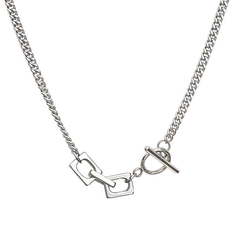 Titanium Steel Necklace Accessories Hip-hop Clavicle Chain Personality Harajuku Trend