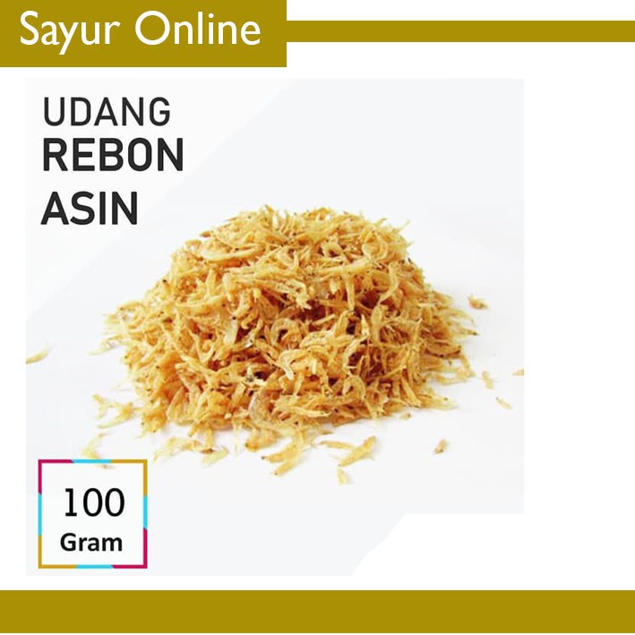 

[SayurOnline] UDANG REBON ASIN [100g]