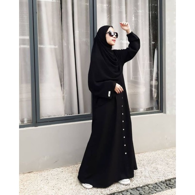 Abaya Basic Abaya Hitam Abaya Syari abaya Turki Abaya Gamis Busui Gamis Abaya Terbaru Gamis MEDINA a