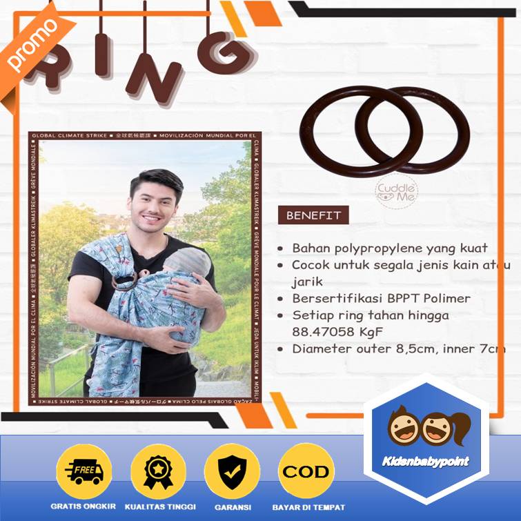 ( BISA COD ) Ring Cuddle Me CuddleMe / bisa buat jarik / kuat / tahan lama