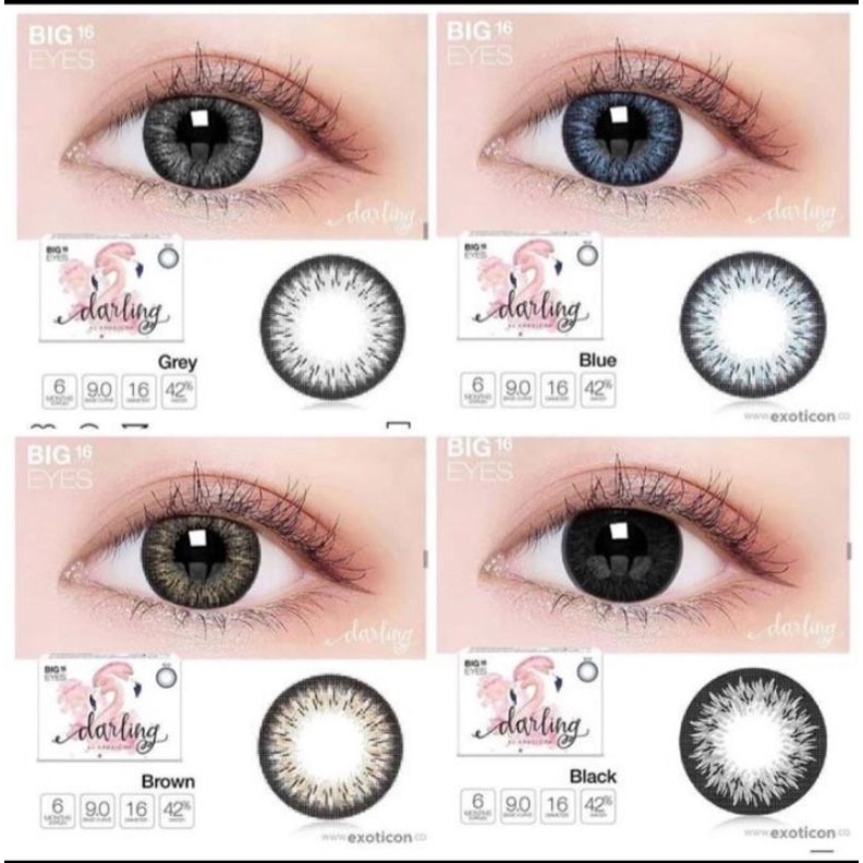 [ Minus ] SOFTLENS DARLING COLOR ( Tulis minus yg di pesan )