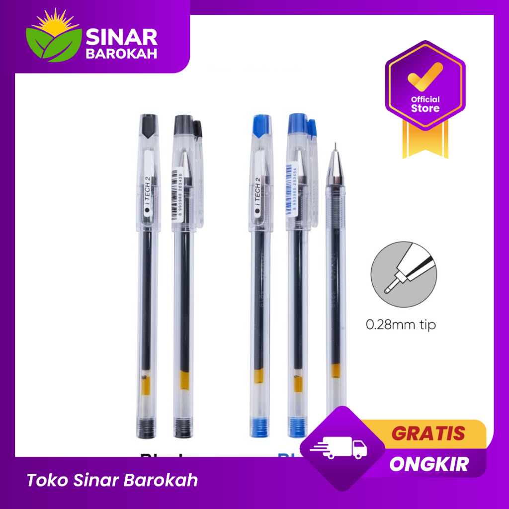 

Gel Pen Pulpen Pena Joyko GP-266 iTech 2 0.28 mm