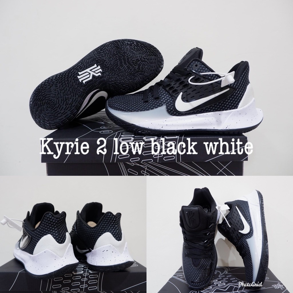 sepatu basket nike kyrie 2 low black white