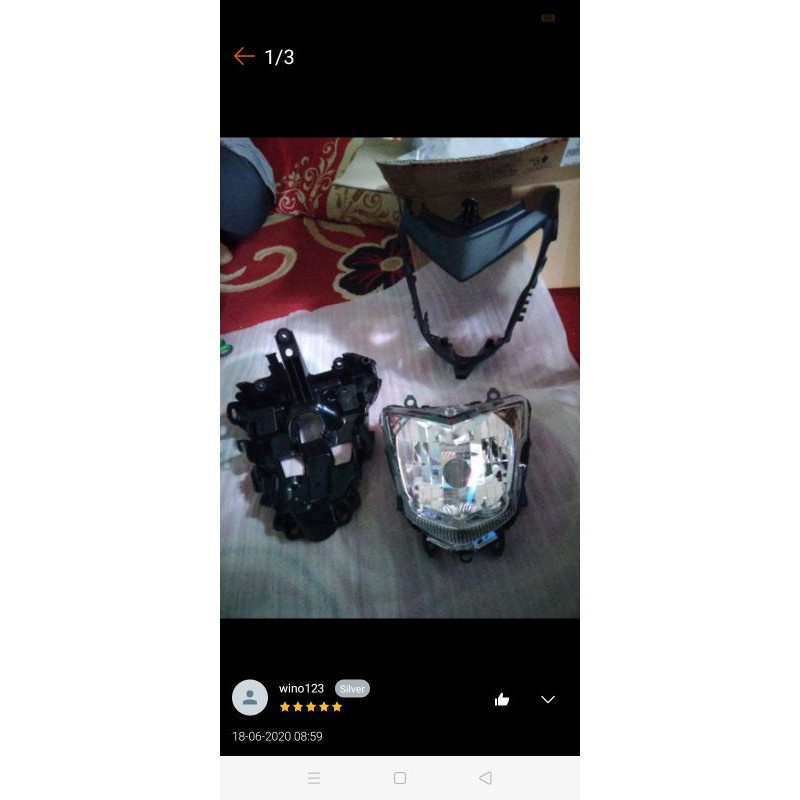 Paket COVER LAMPU DEPAN CB150R OLD CB 150 R BATOK LAMPU DEPAN CB150R CB 150 R STREETFIRE ORI AHM