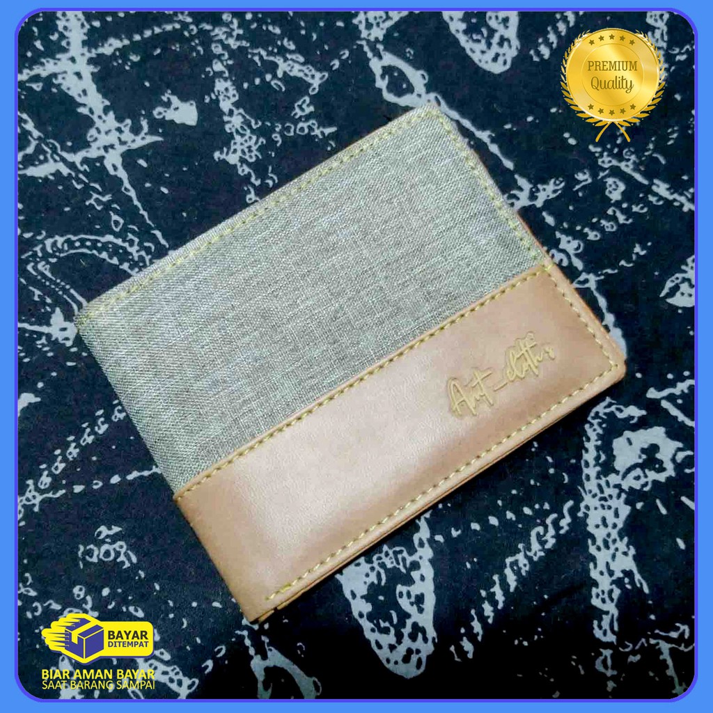 dompet lipat Pria distro grosir COD bahan PVC