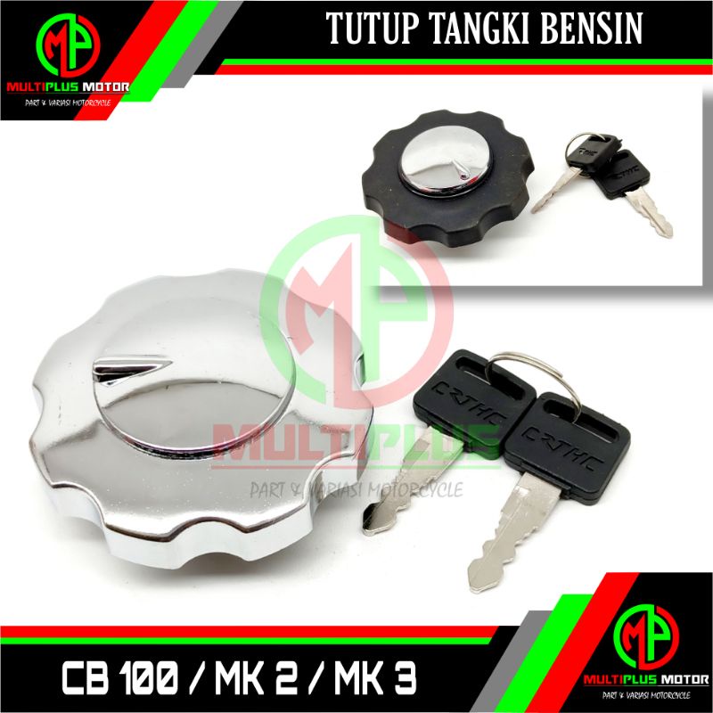 Tutup Cover tangki tengki tanki bensin Fuel tank cap JABSTYLE,CAFERACER,CAFE RACER,CUSTOM,CB 100,TRI