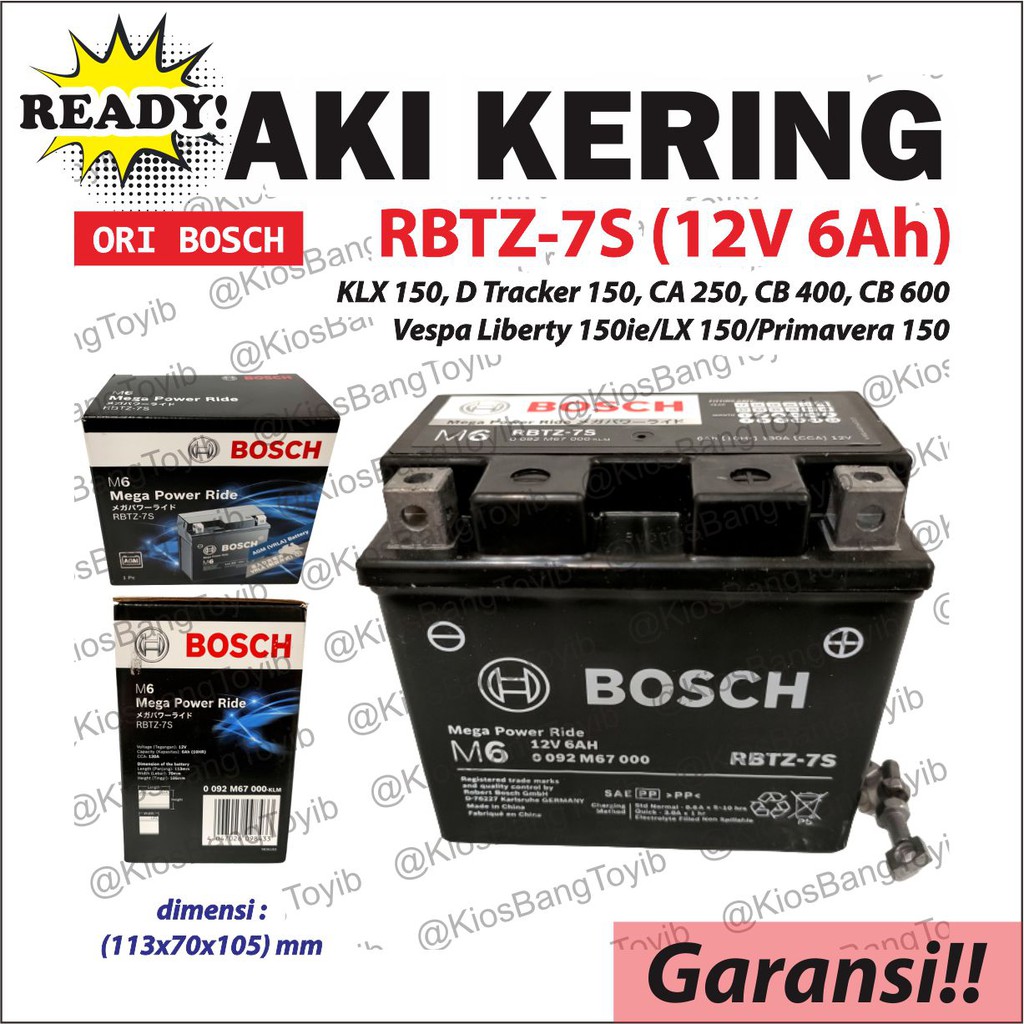 𝐁𝐎𝐒𝐂𝐇 Aki Kering 𝐏𝐫𝐞𝐦𝐢𝐮𝐦 ORI Matic Bebek Beat/Scoopy/Vario/Mio/Megapro/Revo/Smash/Jup MX/Vespa/Kymco