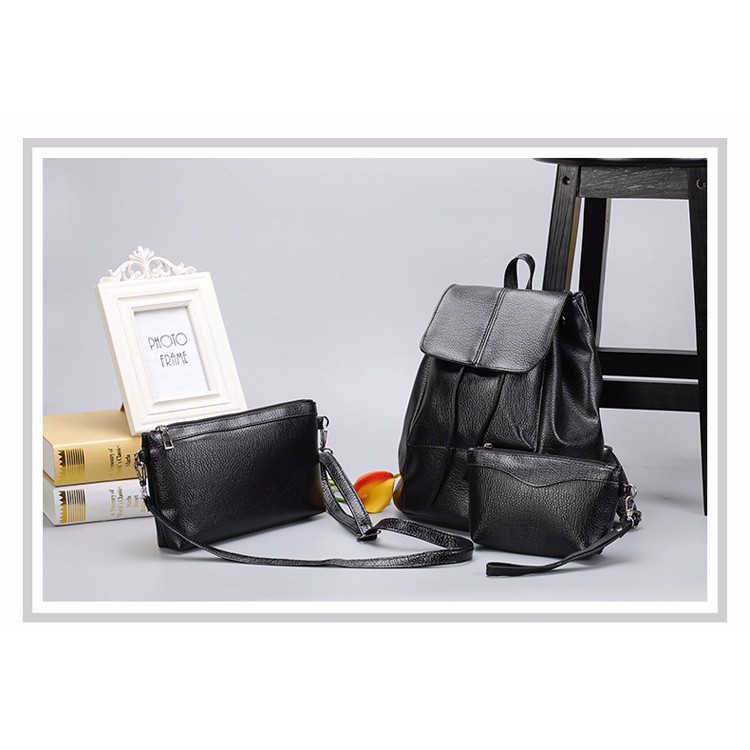 VIPP - VP012 - ( 3IN1 )TAS WANITA - TAS IMPORT - TAS BATAM - RANSEL