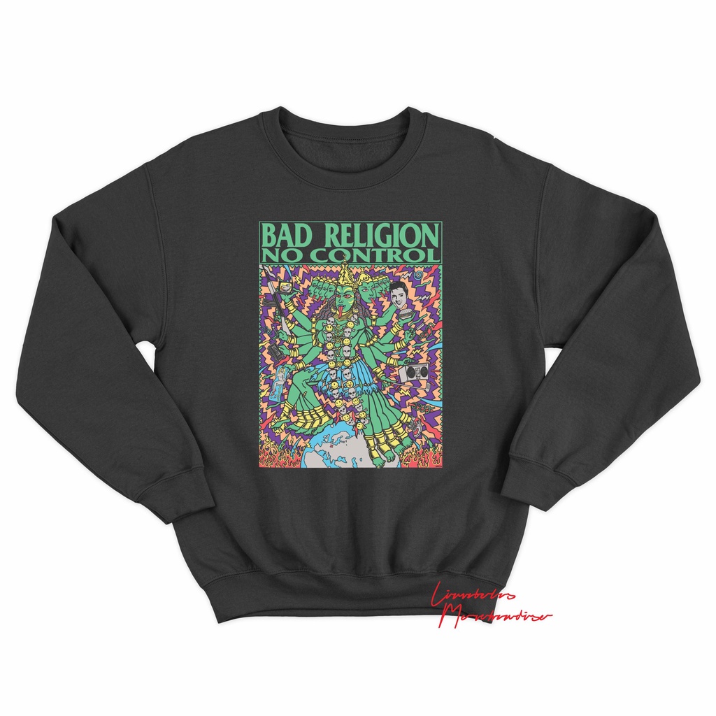 CREWNECK BAD RELIGION NO CONTROL KOZIK - TAG MERCHCONS / CREWNENCK BAND