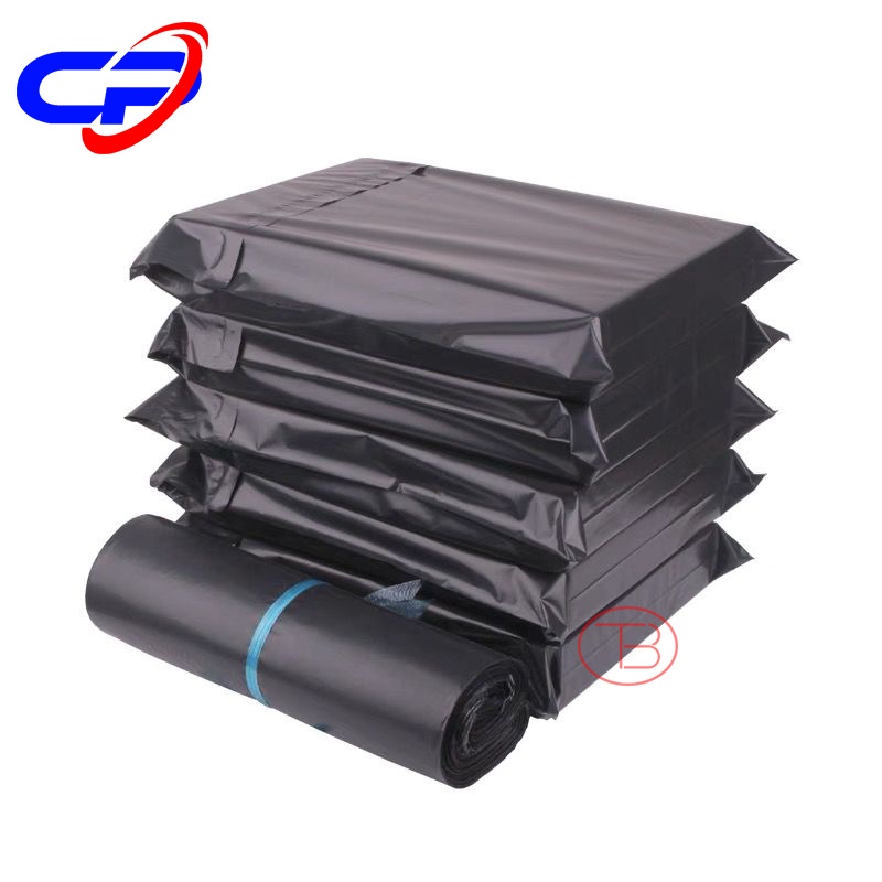 100pcs Kantong Plastik Packing Online Shop LDPE Polymailer Hitam 50 micro Tebal Termurah