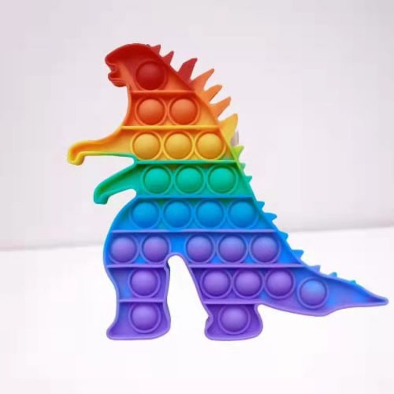 [Grosir] POP IT MURAH RAINBOW UNICORN/AMONG US fidget push Pop Its-Godzilla