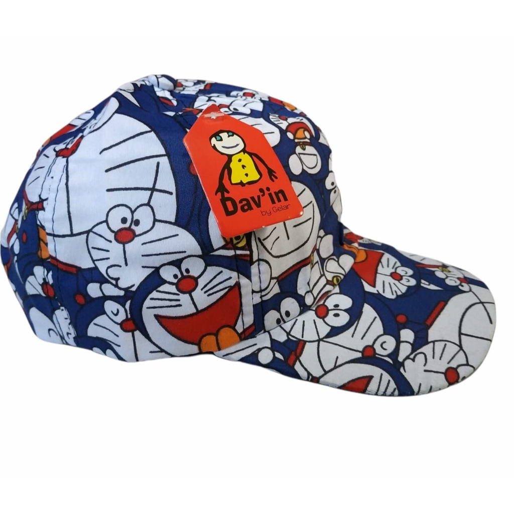 Topi anak- anak karakter doraemon/topi anak pria dan wanita usia 3-7 thn gaya imut dan trendy/bisa COD